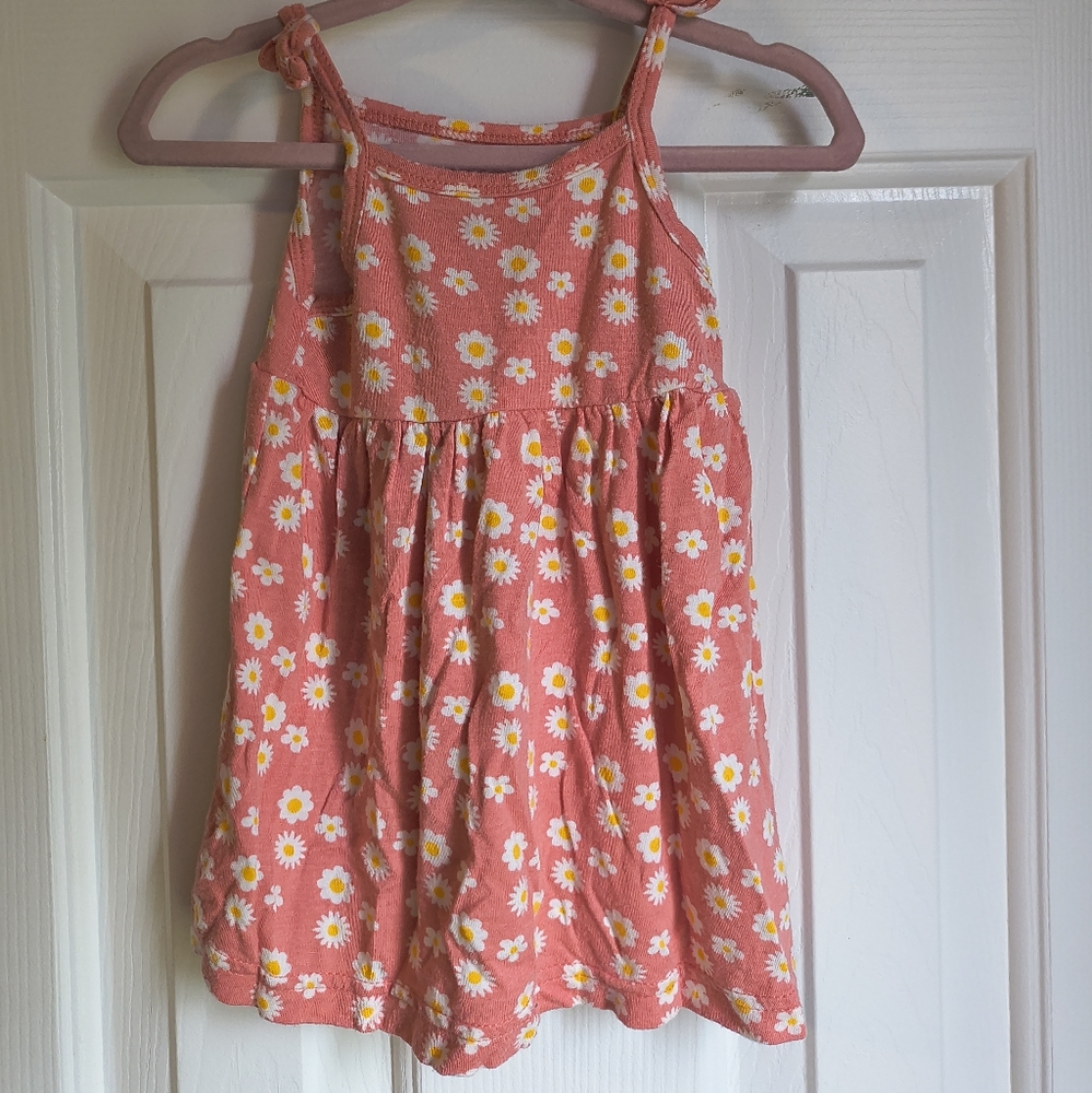 Adorable Pink Floral Kids Dress
